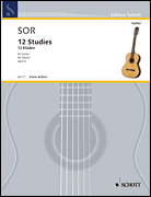 Sor - 12 Studies, Op. 6,  Guitar Solo