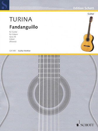 Turina - Fandanguillo, Op. 36 for Guitar (Segovia)