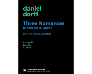 Three Romances For Flute and Clarinet Bb Clarinet, Flute - Daniel Dorff