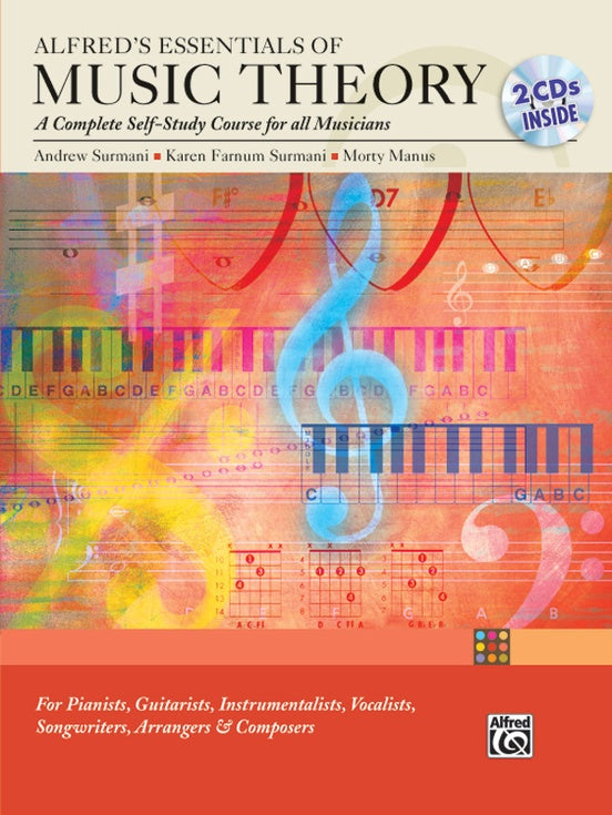 Alfred's Essentials of Music Theory: A Complete Self-Study Course for All Musicians Book & 2 CDs