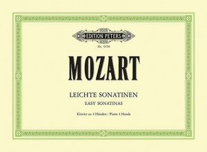 Mozart - Easy Sonatinas arr. from Wind Divertimenti Kv 213 & Kv 240 - Piano Duet (1 Piano 4 Hands)