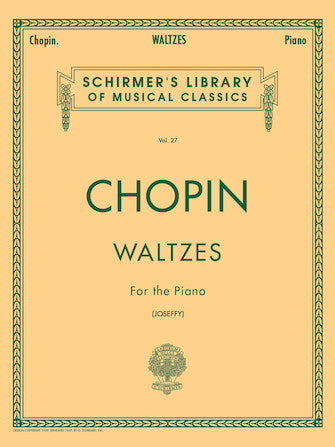 Chopin - Waltzes  Piano Solo ed. Rafael Joseffy