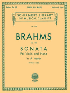 Brahms - Sonata In A for Violin and Piano, Op. 100 (Kneisel/Bauer)