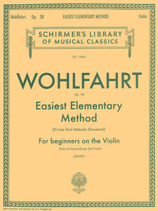 Wohlfahrt - Easiest Elementary Method for Beginners, Op. 38 Violin