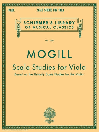 Scale Studies for Viola by Leonard Mogill