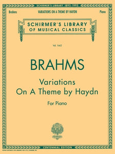 Brahms - Variations On A Theme By Haydn for Piano