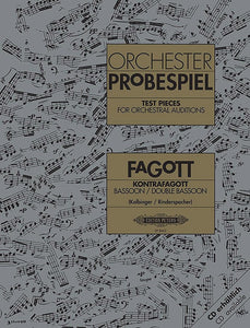 Test Pieces for Orchestral Auditions - Bassoon - Kolbinger/Rinderspacher