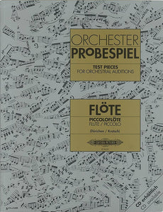 Test Pieces for Orchestral Auditions - Collection Dnrichen/Kratsch, Flute