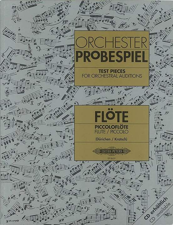 Test Pieces for Orchestral Auditions - Collection Dnrichen/Kratsch, Flute