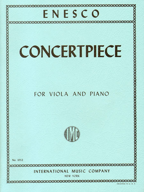 Enesco - Concertpiece for Viola and Piano