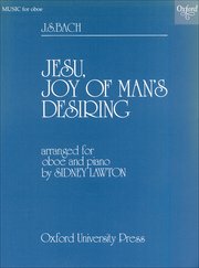 Jesu, Joy of Man's Desiring - Bach, Johann Sebastian arr. Lawton, Sidney - Oboe and piano