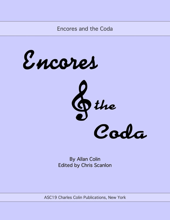 ALLAN COLIN - Encores and the Coda for Trumpet ed. Chris Scanlon