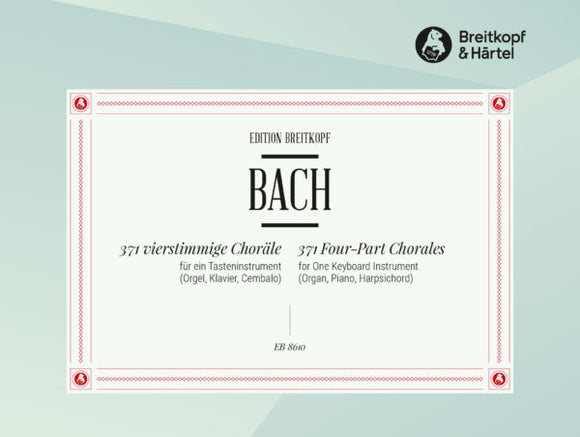 J. S. Bach - 371 4st.Chorale BWV 253-438 (Klaus Schubert)