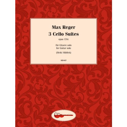 Max Reger: 3 Cello Suites Op.131c transcribed by Heiki Matlick