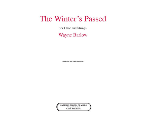 The Winter's Passed, Oboe & Piano E MAJOR - Wayne Barlow