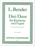 Three Duos - Bender, L. ed. Holy for Clarinet and Bassoon