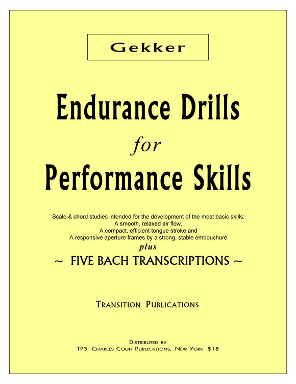 Gekker - Endurance Drills for Performance Skills for Trumpet