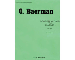 Complete Method for Clarinet - 1st and 2nd Divisions - Carl Baermann Gustave Langenus