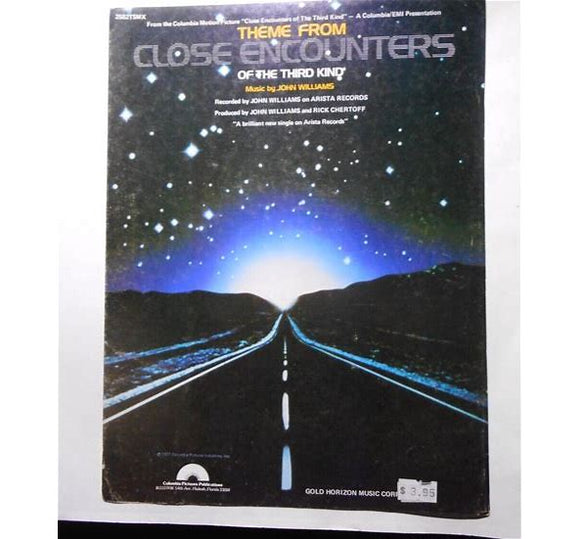 Close Encounters of the Third Kind, Theme from - John Williams, Piano Solo (OUT OF PRINT)