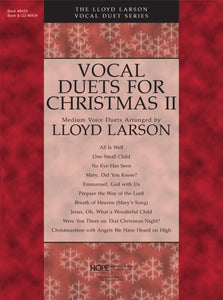 VOCAL DUETS FOR CHRISTMAS 2 Bk/CD - ARR. BY LLOYD LARSON , Medium Voice Duets