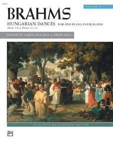 Brahms - Hungarian Dances - Book II Piano Duet, ed. Carol Bell and Digby Bell