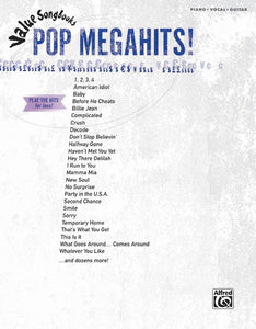 VALUE SONGBOOKS: POP MEGAHITS PVG (OUT OF PRINT)