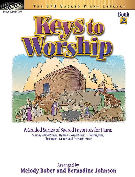 Keys to Worship, Book 2 - Melody Bober and Bernadine Johnson - Piano Book