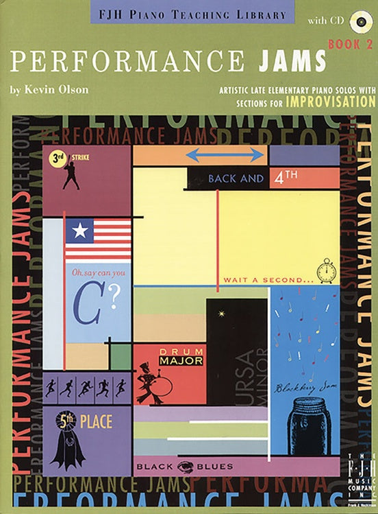 Performance Jams, Book 2 with CD - Kevin Olson - Piano Book