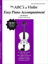 The Abc's Of Violin 1 Piano Accompaniment -  Janice Tucker Rhoda (OUT OF PRINT)