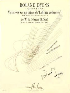 Variations sur un thème de F. Sor  d'après la Flûte Enchantée- Wolfgang Amadeus Mozart arr. Roland Dyens