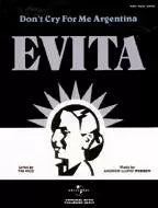 Don't Cry For Me Argentina - Lloyd Webber arr. Dan Fox, Easy Piano (OUT OF PRINT)