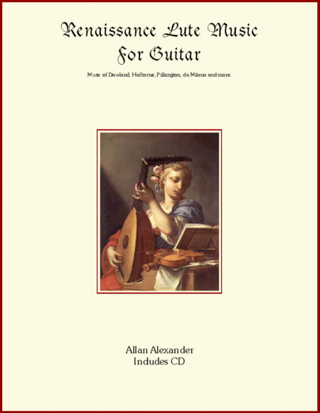 Renaissance Lute Music for Guitar Book/CD?Tab Insert - Allan Alexander