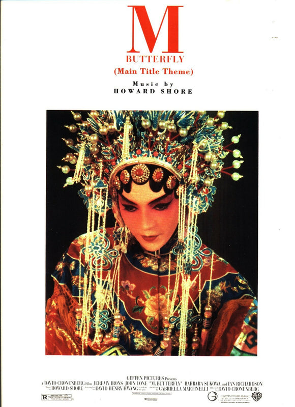 M Butterfly (Main Title Theme) - Howard Shore, Piano (OUT OF PRINT)