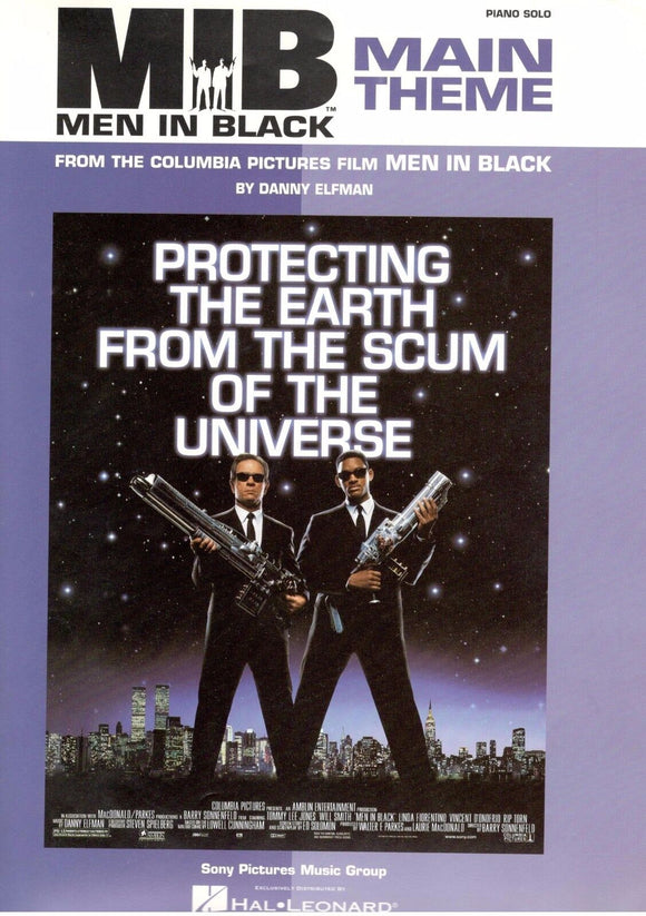 M.I.B. (Men In Black) Main Theme - Danny Elfman, Piano Solo (OUT OF PRINT)