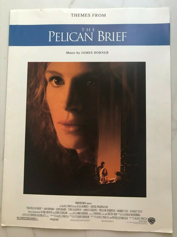 The Pelican Brief, Themes from - James Horner, Piano (OUT OF PRINT)