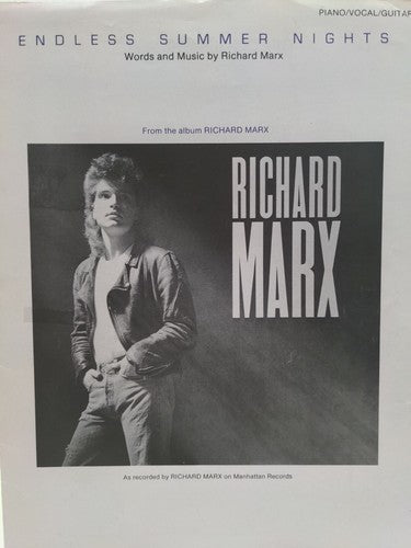 Endless Summer Nights - Richard Marx, Easy Piano (OUT OF PRINT)