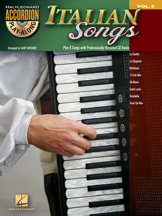 Italian Songs: Accordion Play-Along Volume 5 Bk/CD