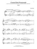 Ikeda, Naoko - Central Park Promenade - Early Intermediate - Piano Duet Sheet (1 Piano 4 Hands) - Willis Music Dynamic Duets