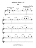 Gillock, William - Fountain in the Rain arr. Glenda Austin - Early Intermediate - Piano Duet Sheet (1 Piano 4 Hands)