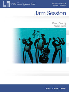 Ikeda, Naoko - Jam Session - Mid-Intermediate - Piano Duet Sheet (1 Piano 4 Hands) - Willis Music Dynamic Duets