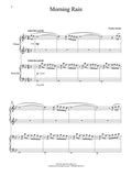 Ikeda, Naoko - Morning Rain - Mid-Intermediate - Piano Duet Sheet (1 Piano 4 Hands) - Willis Music Dynamic Duets