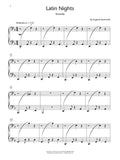 Rocherolle, Eugenie - Latin Nights - Late Elementary - Piano Duet Sheet (1 Piano 4 Hands) - Hal Leonard Student Piano Library Showcase Solos Level 3