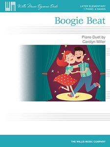 Miller, Carolyn - Boogie Beat - Later Elementary - Piano Duet (1 Piano 4 Hands) - Willis Music Dynamic Duets