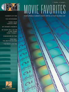 Movie Favorites - Eight (8) Great Duets - Piano Duet w/CD (1 Piano 4 Hands) - Piano Duet Play-Along Volume 2