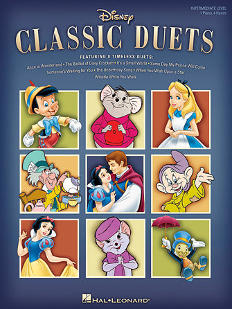 Disney Classic Duets - 8 Timeless Duets - Intermediate - Piano Duet (1 Piano 4 Hands) (POP)