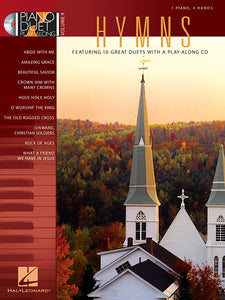 Sacred - Hymns - featuring Ten (10) Great Duets - Piano Duet w/CD (1 Piano 4 Hands) - Piano Duet Play-Along Volume 9