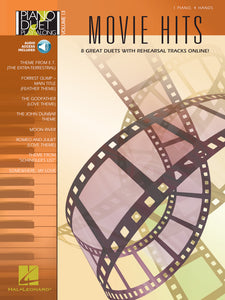 Movie Hits - Eight (8) Great Duets - Piano Duet w/CD (1 Piano 4 Hands) - Piano Duet Play-Along Volume 13