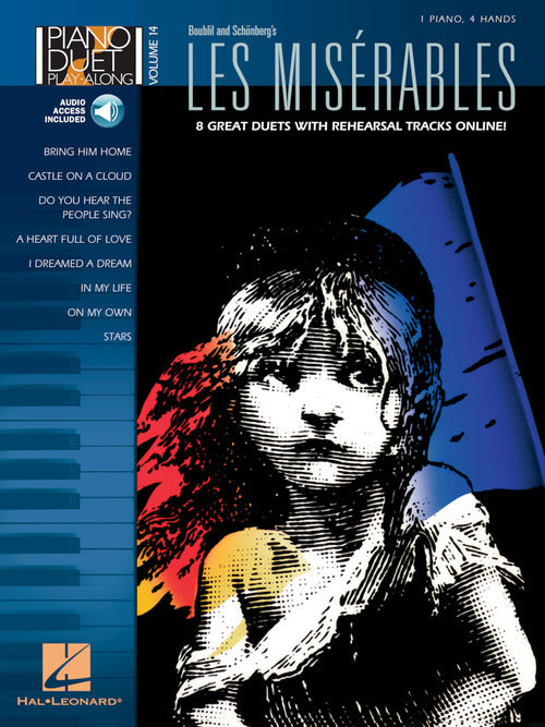 Les Miserables - Eight (8) Great Duets - Piano Duet w/CD (1 Piano 4 Hands) - Piano Duet Play-Along Volume 14