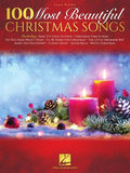 One Hundred (100) Most Beautiful Christmas Songs - Easy Piano - Piano Solo Collection w/Lyrics
