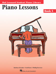 Piano Lessons Book 5 Hal Leonard Student Piano Library Educational Piano Library Book Only